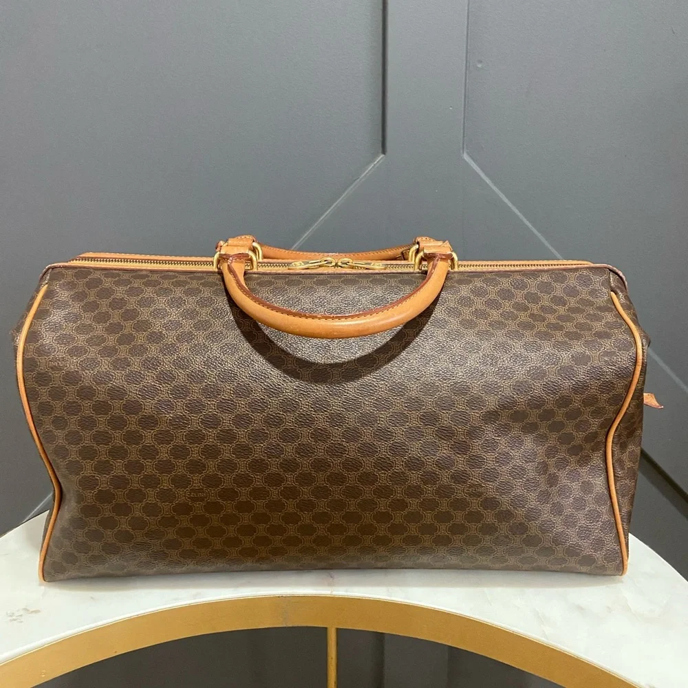 Authentic CELINE Vintage Weekender Travel Bag